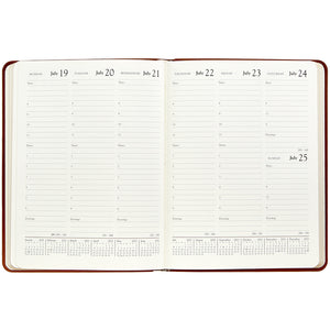 Leather Desk Diary - Traditional