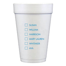 Load image into Gallery viewer, Family Custom Styrofoam Cups