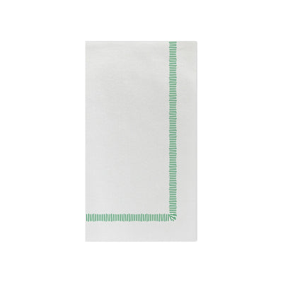 Papersoft Guest Towels Fringe Green