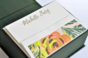 Petite Box Letterpress Notecard Correspondence Stationery Stationary Shop Small Local Charlotte Gifting
