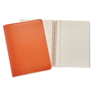 Leather Refillable Notebook Spiral Bound Desk Essentials Graduation Shop Small Local Charlotte