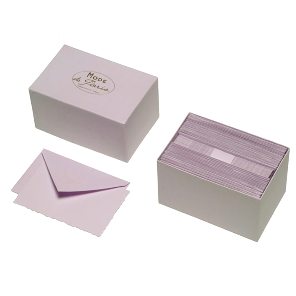 Purple Notes Boxed Stationery Stationary Thank You Correspondence Shop Small Charlotte