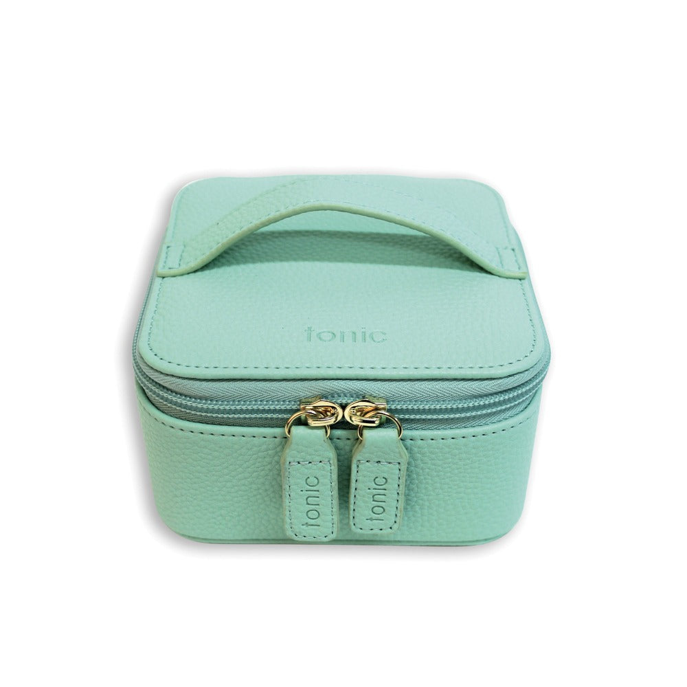 Jewelry Cube Green Blue Zippered Gifts for Her