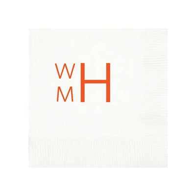 Personalized Napkin Monogram Party