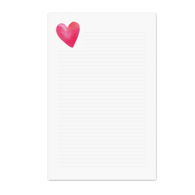 Load image into Gallery viewer, Personalized Stationery Stationary Notepad Desk Accessories Heart Love Shop Small Local Charlotte