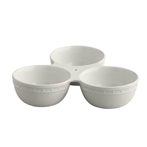 Ceramic Triple Dish Holder