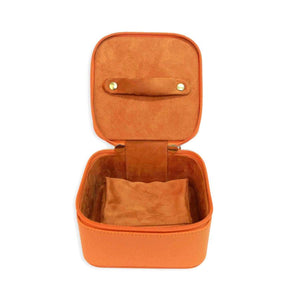 Jewelry Cube Orange Zippered Gifts for Her