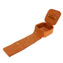 Load image into Gallery viewer, Jewelry Cube Orange Zippered Gifts for Her