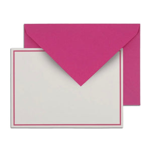 Hot Pink Raspberry Notes Boxed Stationery Stationary Thank You Correspondence Shop Small Charlotte