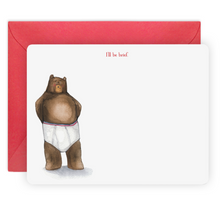 Load image into Gallery viewer, Bear Notecards Kids Children Stationery Stationary Thank you Notes