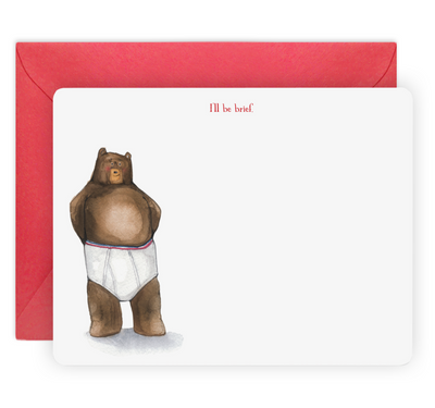 Bear Notecards Kids Children Stationery Stationary Thank you Notes