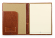 Load image into Gallery viewer, Leather Trimmed Portfolio Paper Twist Charlotte