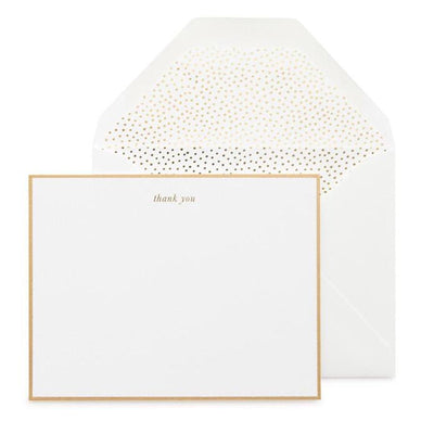 Gold Thank You Notes. Shop stationery at paper twist in charlotte