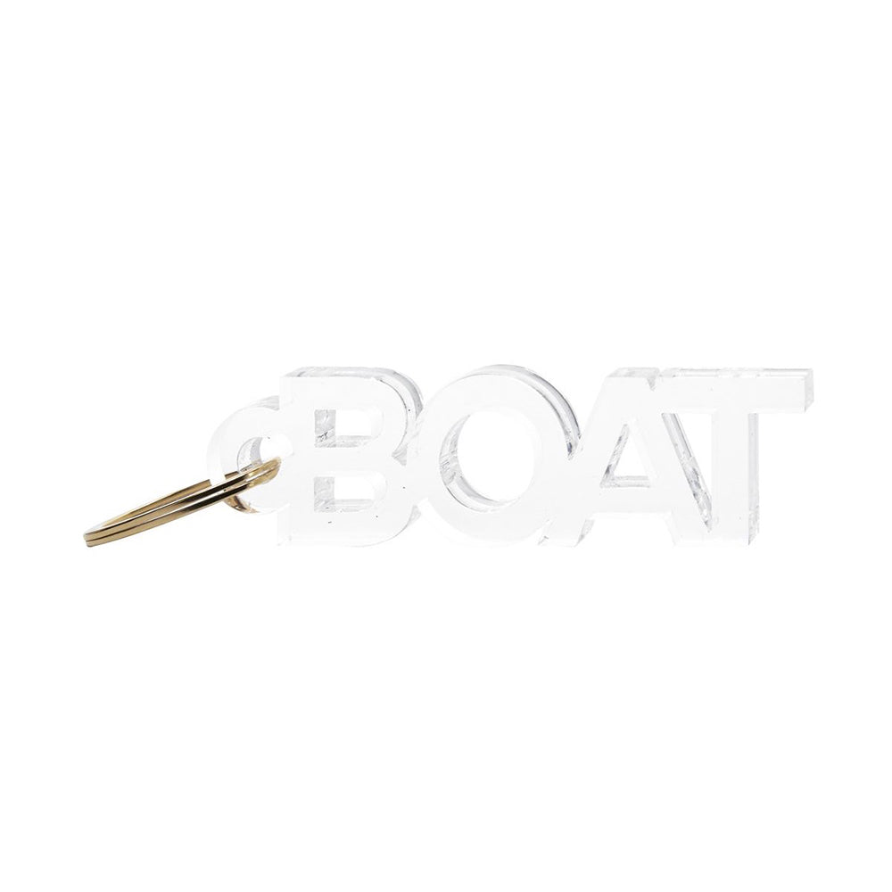 Acrylic Word Keychain Boat