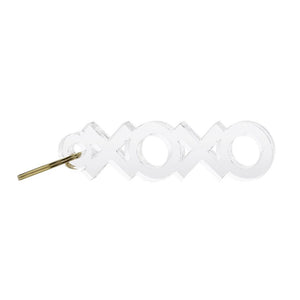Acrylic Word Keychain XOXO