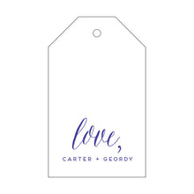 Load image into Gallery viewer, Letterpress Gift Tag Love 8