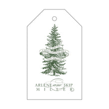 Load image into Gallery viewer, Letterpress Gift Tag Holiday 24