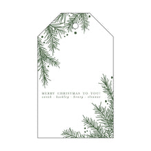 Load image into Gallery viewer, Letterpress Gift Tag Holiday 28