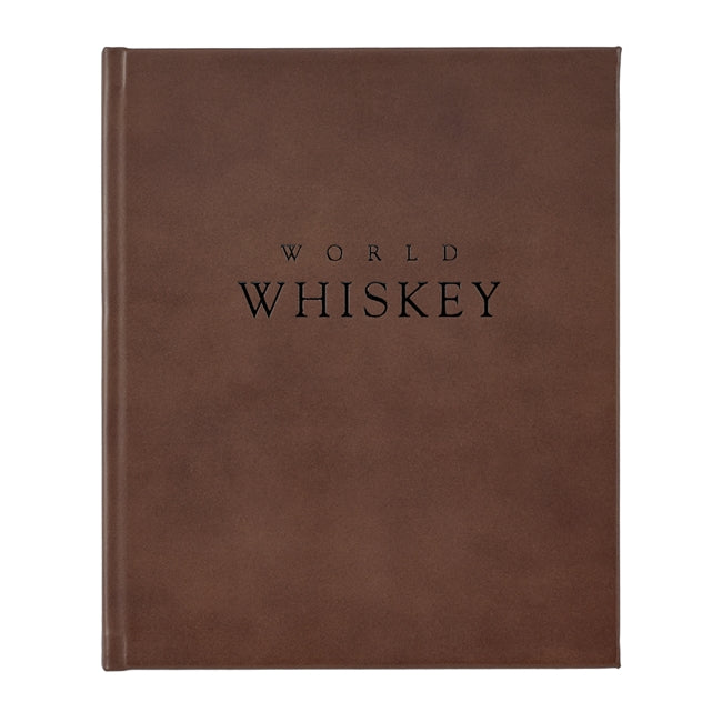 World Whiskey Leather Cocktail Book Gifts for Him Paper Twist Charlotte