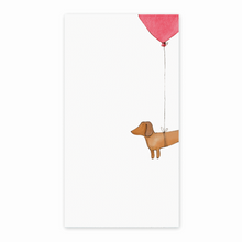 Load image into Gallery viewer, Hot Dog Balloon Notepad. Shop stationery and desk accessories at paper twist in Charlotte.