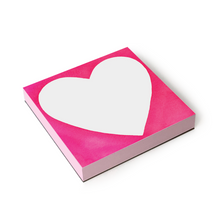Load image into Gallery viewer, Pink Heart Notepad.