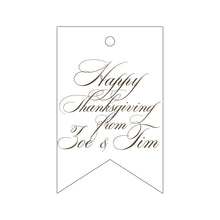 Load image into Gallery viewer, Letterpress Gift Tag Thanksgiving 1